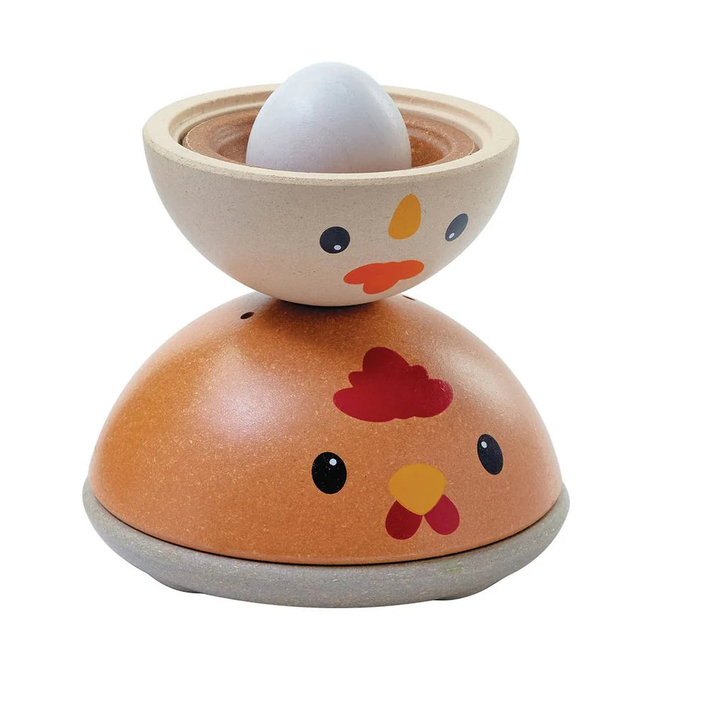 Image of Rustic Chicken Nesting set from Plan Toys