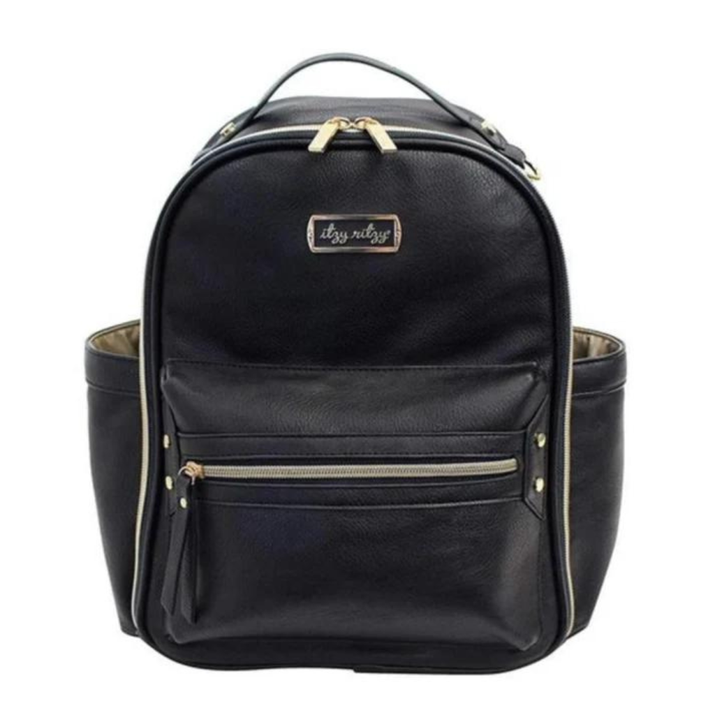 Image of Black Itzy Mini™ Diaper Bag Backpack