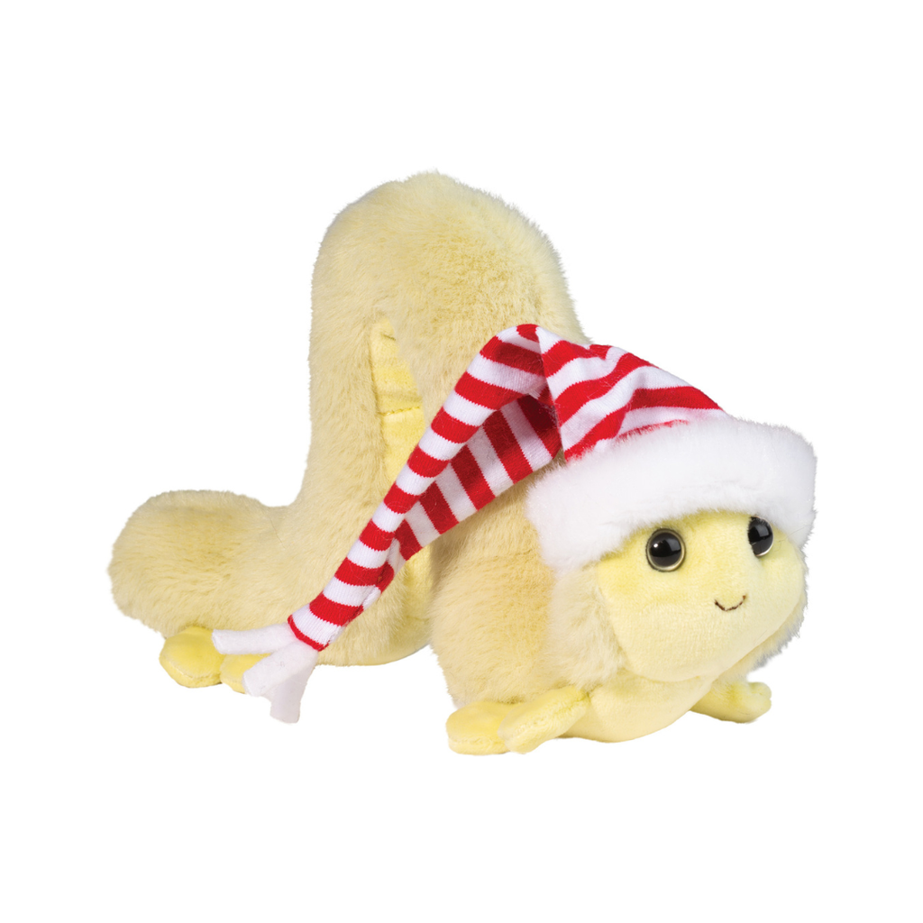 Image of Inchy Inchworm with Santa Hat