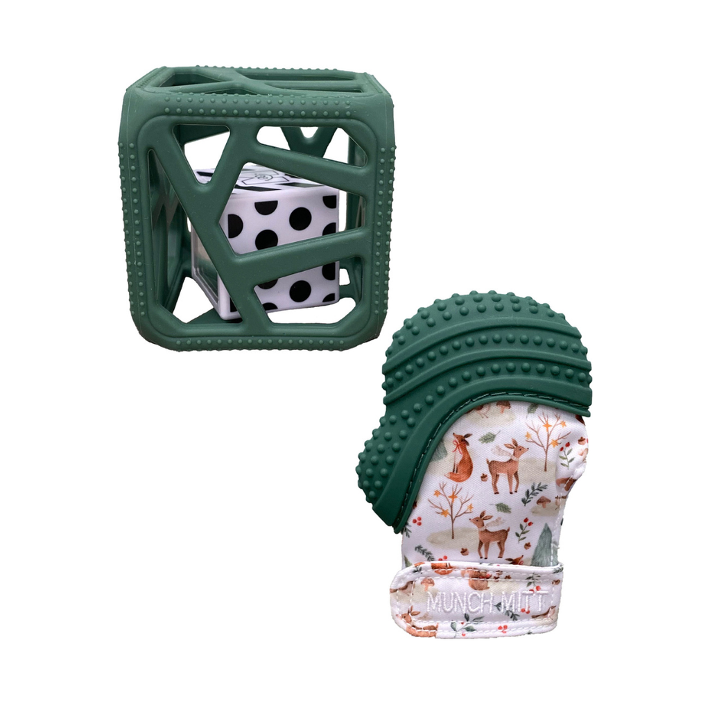 Image of Munch Mitt & Chew Cube Gift Set