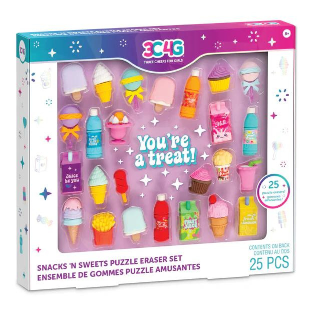 Image of Snacks ‘n Sweets Puzzle Eraser Set