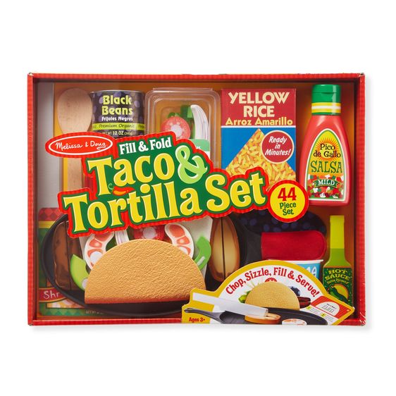 Melissa & Doug Taco & Tortilla Set - Available at Little Lincoln's Toy Shop - 3450 Liberty Drive - Toy store next to Sky Zone