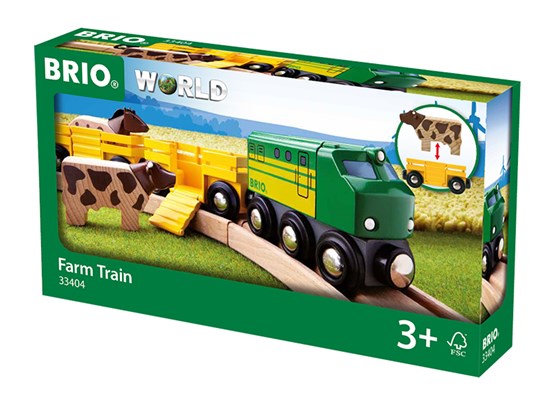 BRIO Farm Train - Springfield, Illinois - Available at Little Lincoln's Toy Shop