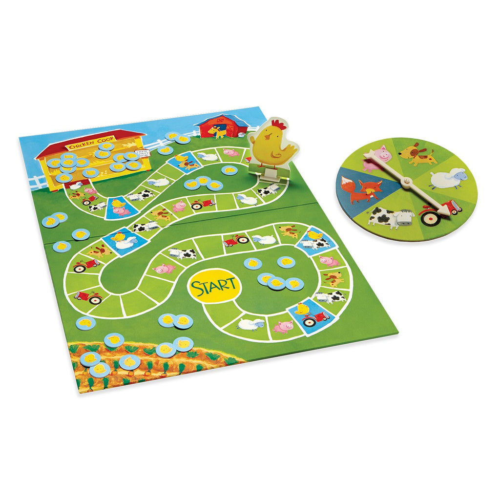 Image of Count Your Chickens game displayed with pieces