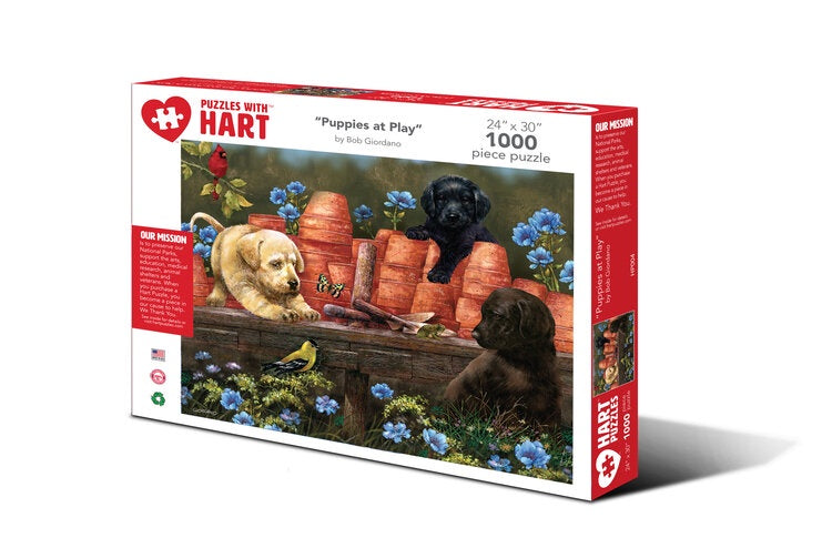 Image of 1000 Piece Puppies at Play Puzzle