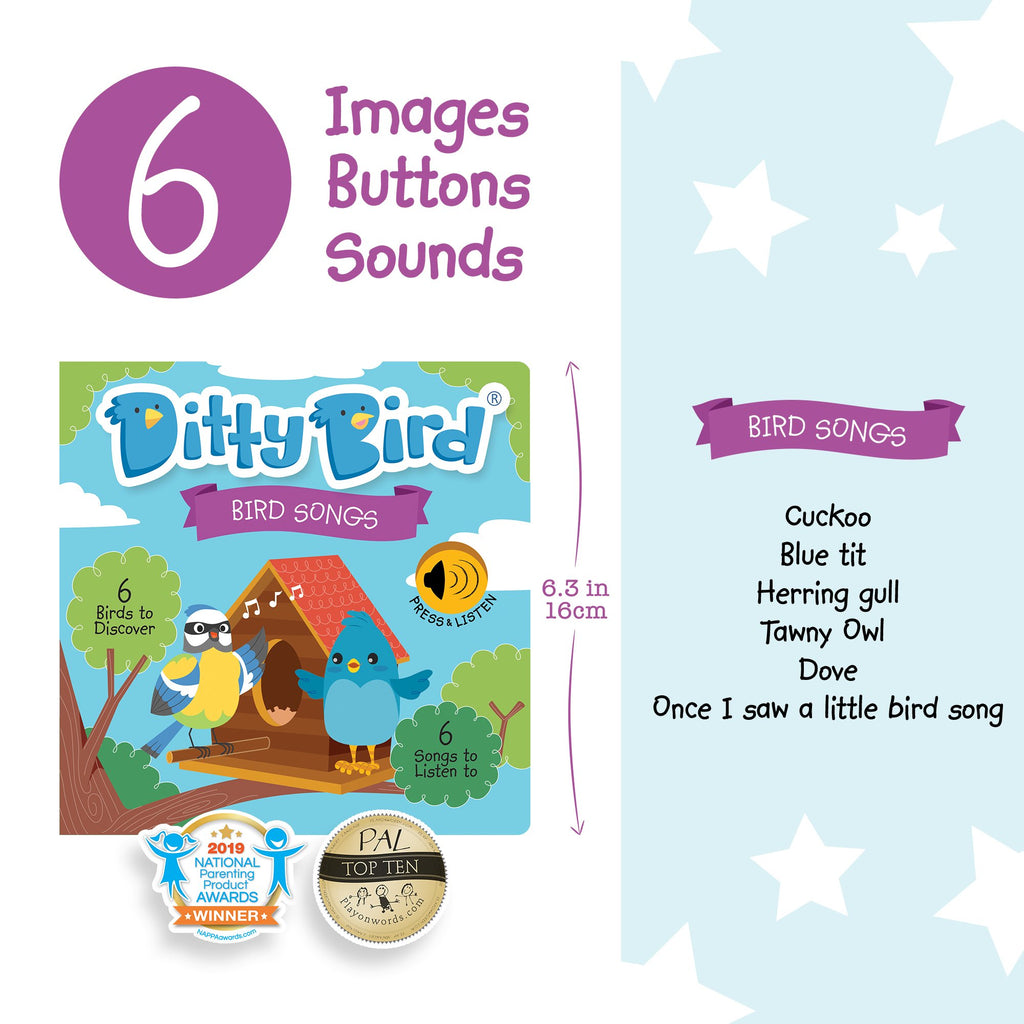 Image of Ditty Bird Bird Songs sell sheet