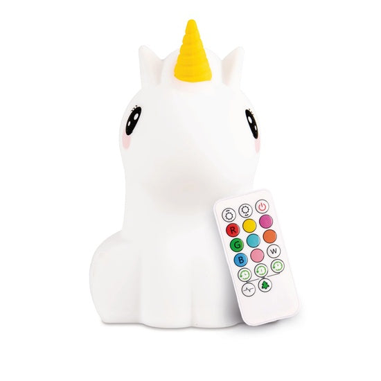 Image of LumiPets Night Lamp Companion Unicorn with remote control